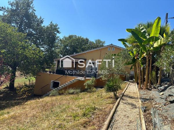 Maison de 140m², 3 chambres garage et jardin