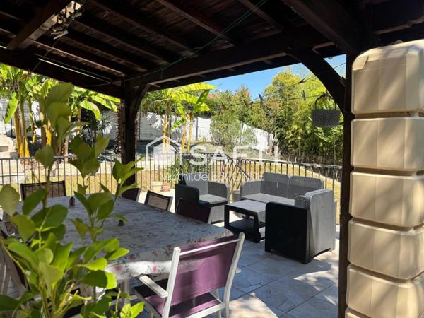 Maison de 140m², 3 chambres garage et jardin