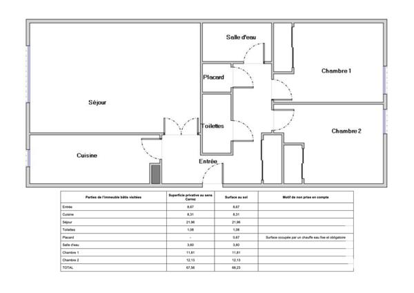 Appartement à vendre 3 pièces 67 m² Châtillon