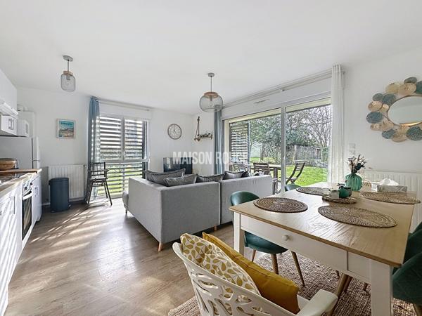 Appartement T3 en rez-de-jardin - Terrasse - jardin privatif -Garage double - Résidence récente (2015)