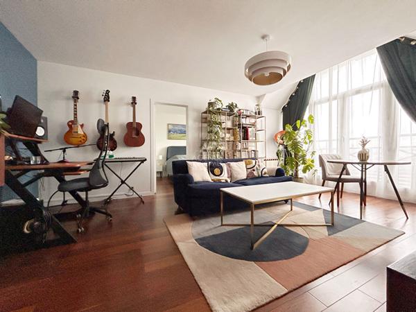Appartement Poissy 2 pièce(s) meublé de 44.58 m2 Loyer 950 €/mois charges comprises **  - Référence  9170