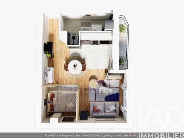 Appartement à vendre 1 pièce 28 m² Paris 13