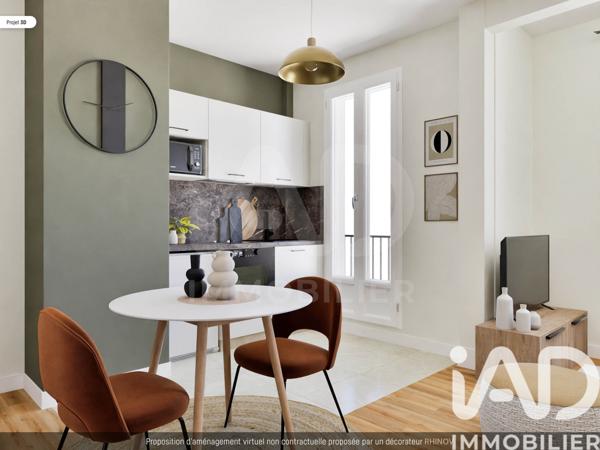 Appartement à vendre 1 pièce 28 m² Paris 13