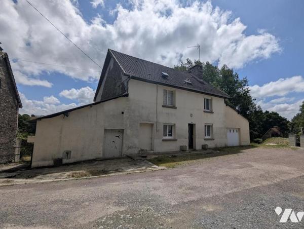 BOURGVALLEES - GOURFALEUR : Maison à la campagne, avec travaux sur terrain de 1 740 m2