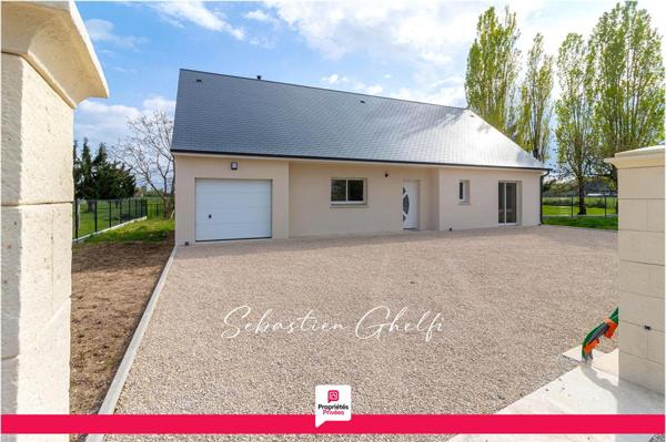 proche de Contres maison de plain-pied- 3 chambres-cellier-garage
