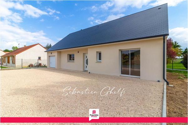 proche de Contres maison de plain-pied- 3 chambres-cellier-garage
