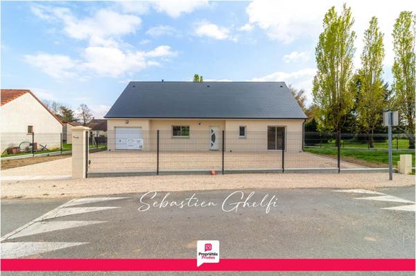 proche de Contres maison de plain-pied- 3 chambres-cellier-garage