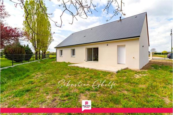 proche de Contres maison de plain-pied- 3 chambres-cellier-garage