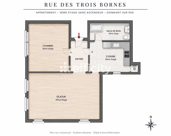 Appartement
         2 pièces
        - 42 m² Exclusivité 380 000 € *