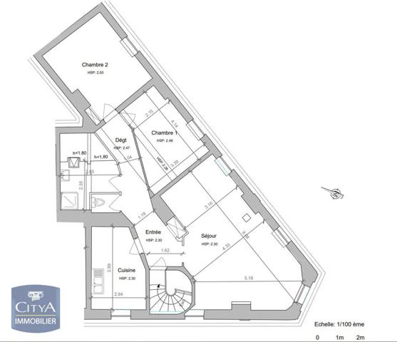 Location appartement 3 pièces de 85.8m²