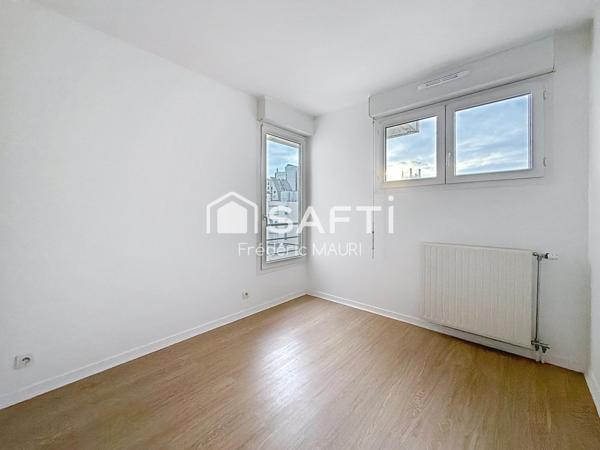 T3 de 60m2 avec balcons, cave et parking