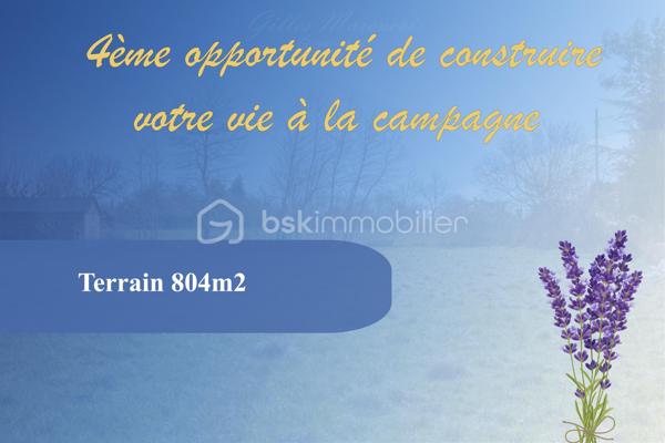 Terrain de 804 m²