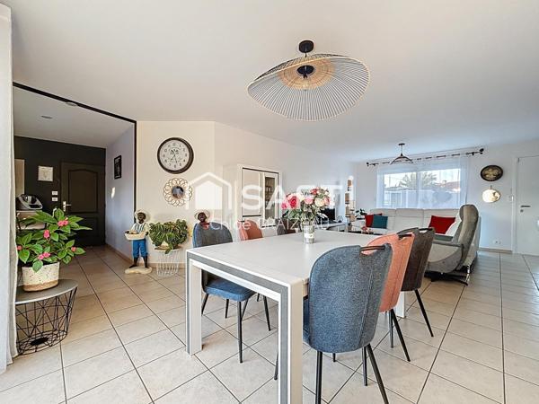 Maison de plain-pied, 121 m², 3 chambres et un bureau