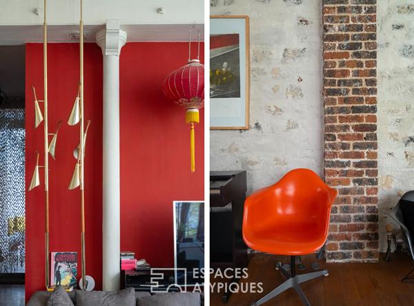 Loft aux accents industriels au calme d’une cour proche Nation