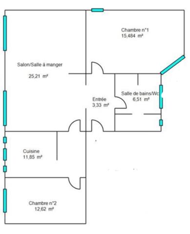 Appartement à vendre 3 pièces 75 m² Asnières-sur-Seine