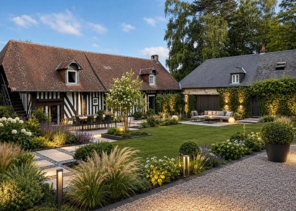 Propriété Normande et son jardin arboré. Trouville Sur Mer 8 pièce(s) 200 m2