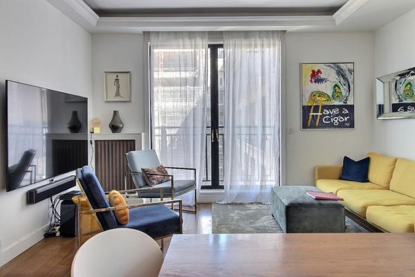 Location meublée-  Paris 75008 - 72 m²- 2 chambres - 6 500 - Avenue Montaigne