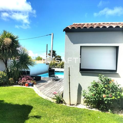 Belle maison contemporaine de plain pied - Piscine - Garage double