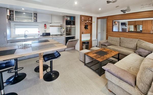 Bourgneuf-en-Retz (44580) Terrain de loisirs 221 m² avec Cottage - avec terrasse, dépendances et garage - jardin