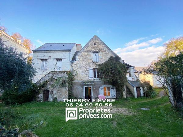 49350 - Gennes Val De Loire - Trèves - Ensemble de 2 maisons anciennes dont maison habitable de 2 pièces (1 chambre) de 68 m2