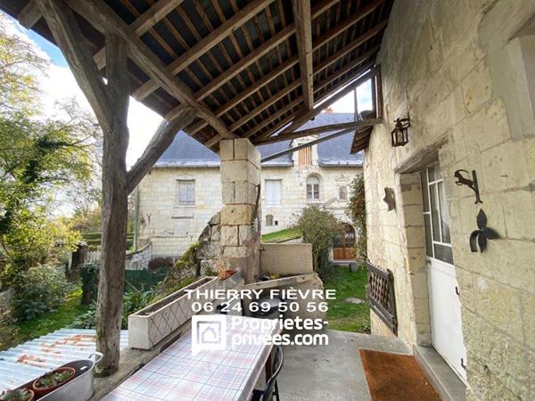 49350 - Gennes Val De Loire - Trèves - Ensemble de 2 maisons anciennes dont maison habitable de 2 pièces (1 chambre) de 68 m2