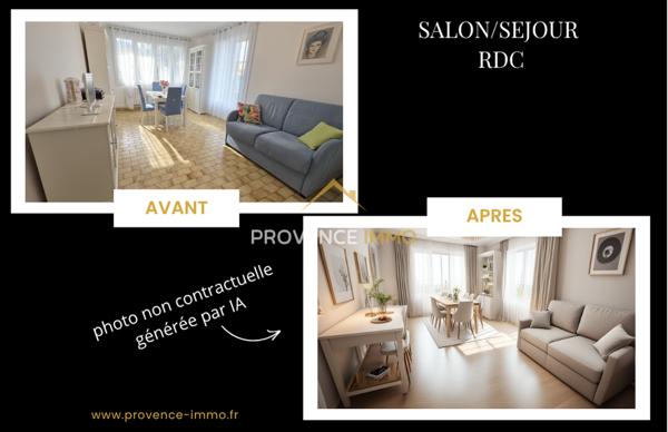 Digne-les-Bains (04000) Nouvelle Exclusivité – Maison des années 50 – 160 m² environ – 2 appartements indépendants ou maison familiale