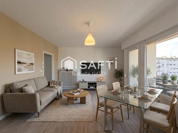 Un appartement lumineux et idéalement situé pour un quotidien facilité.