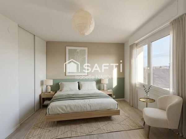 Un appartement lumineux et idéalement situé pour un quotidien facilité.