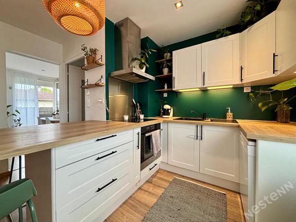 Quartier stade Armandie - Appartement rénové T3 bis avec balcon et garage