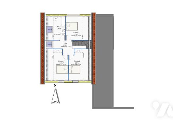 Maison neuve 159m² habitable + grand garage - livraison clos couvert ou clé en main à  MERLIMONT