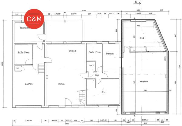 44120 VERTOU VERTOU LE CHENE - Maison 5 pièces 158 m²