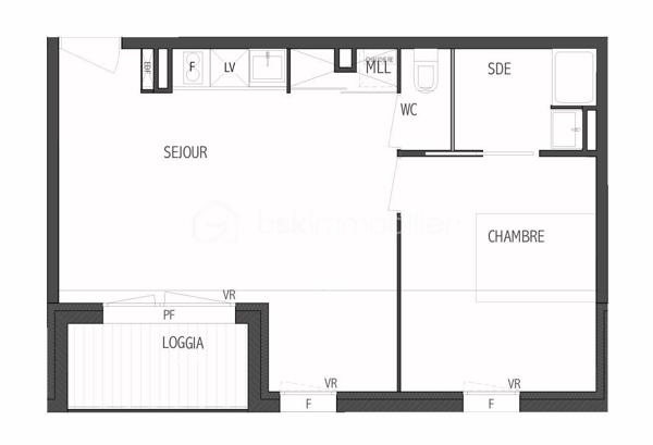 Appartement de 41,62 m²