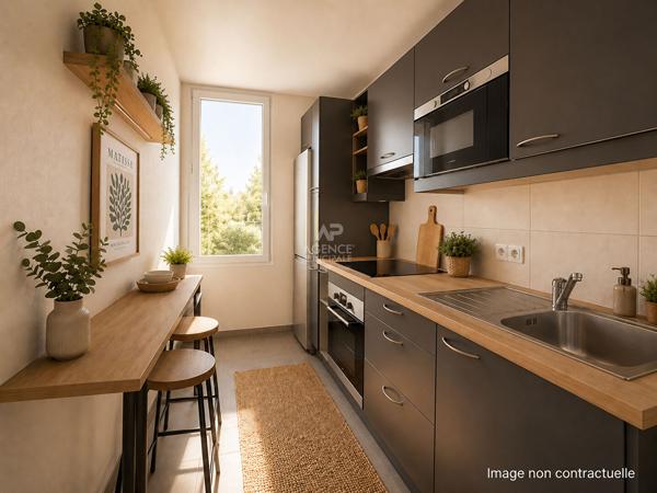 CHAVILLE - Vaste studio avec cuisine séparée - Proximité Place de Verdun avec RER C et commerces. 210 000 € **  - Référence  692-C