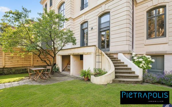 Appartement d’exception avec jardin privé, terrasse et accès privatif au Parc de la Tête d'Or.