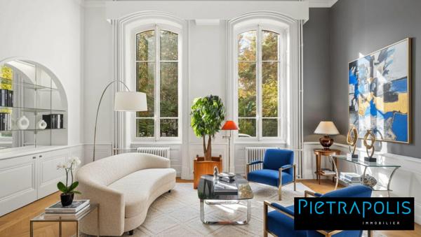 Appartement d’exception avec jardin privé, terrasse et accès privatif au Parc de la Tête d'Or.