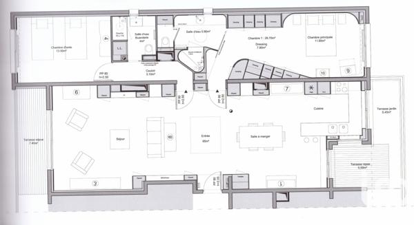 Appartement à vendre 4 pièces 113,54 m² Melun