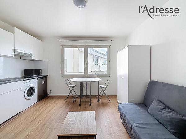 Appartement Puteaux 1 pièce(s) 20 m2/Meublé/Cave