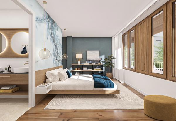 appartement T4 neuf à vendre PARIS 16e, surface habitable 87.40 m2 + loggia 5.30 m2