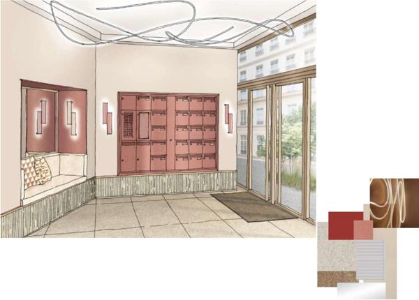 appartement T4 neuf à vendre PARIS 16e, surface habitable 87.40 m2 + loggia 5.30 m2