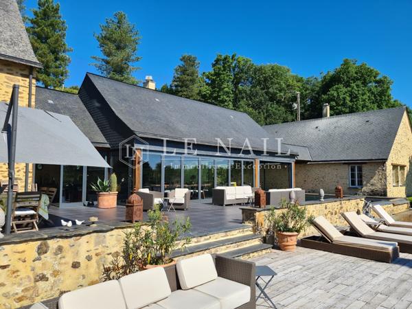 Magnifique manoir et son domaine de 25 hectares en Mayenne