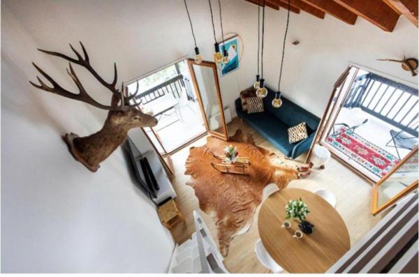 Magnifique 3 pièces en duplex rénové par architecte, avec garage et vue panoramique