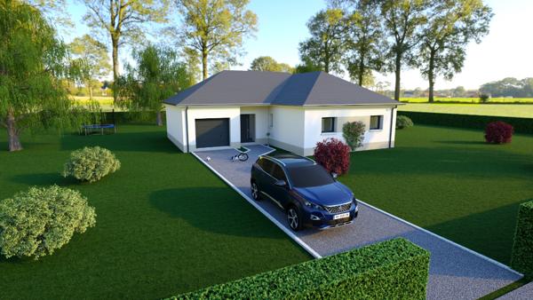 TERRAIN  CONSTRUCTIBLE DE 1000 M² ENVIRON