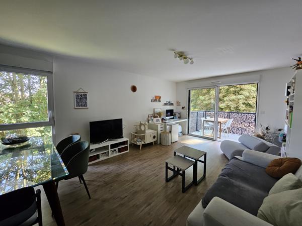 Marquette-lez-Lille – T3, balcon plein sud sans vis-à-vis, garage et deux stationnements