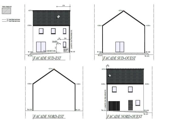 Dpt Loire Atlantique (44), à louer TREILLIERES maison P5, 4 chambres