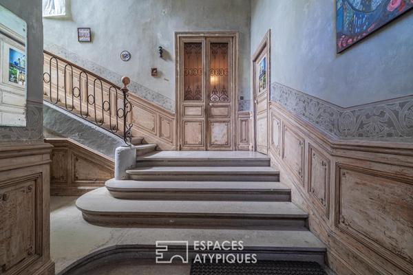 Maison de maître du XVIIIe siècle avec accès privé à la rivière