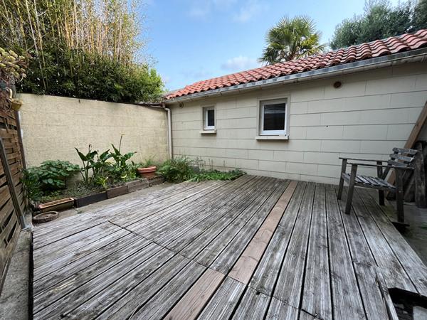 Appartement quartier Chantenay à Nantes 2 pièces 1 chambre. Terrasse privative