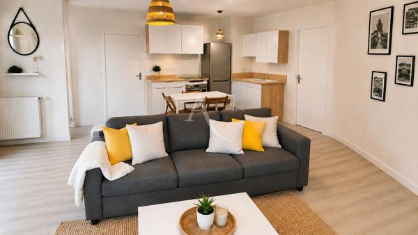Brou-sur-Chantereine - Appartement récent de 2022 - 3 pièces avec balcon, parking et potager partagé