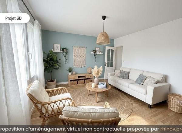 Maison à vendre |  Montluçon |  3 pièces | 60 m²