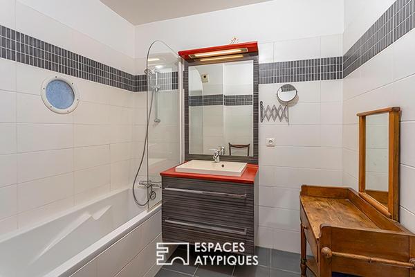 Appartement avec multiples terrasses face à la Seine et l’île Saint-Germain