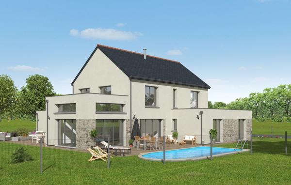 Terrain + Maison à vendre 5 pièces - 234 m²